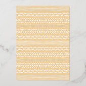 ホイ実在ル | Wild One Safari Boy誕生日パーティー 箔招待状 (裏面)