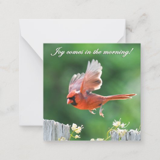 ホイ来ー・イン・ザ・モーニング・ノーテカード ノートカード (正面)