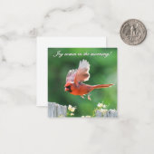 ホイ来ー・イン・ザ・モーニング・ノーテカード ノートカード (正面/裏面インサイチュ)