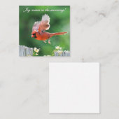 ホイ来ー・イン・ザ・モーニング・ノーテカード ノートカード (正面/裏面)