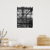 「ホイ疑問に思ールB&W」 ポスター (キッチン)