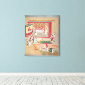 ホイ皇統仏法を修める キャンバスプリント (インサイチュ (ウッドフロア))