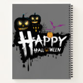 ホイ素晴らしシパーソナライズされたー： Halloween Notebook ノートブック (裏面)