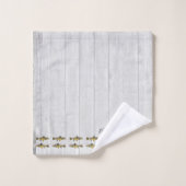 ホイ素朴トマス魚のヴィンテージ水色 バスタオルセット (ウォッシュタオル)