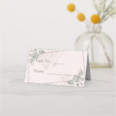 ホイ素朴トロ結婚スのテーブル番号座席表 プレイスカード (裏面)