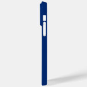 ホイ航海のールを青+白で出荷(パーソナライズ) Case-Mate iPhoneケース (裏面 / 左)