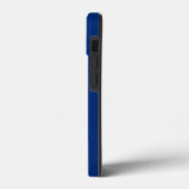 ホイ航海のールを青+白で出荷（パーソナライズ） Case-Mate iPhoneケース (裏面 / 左)