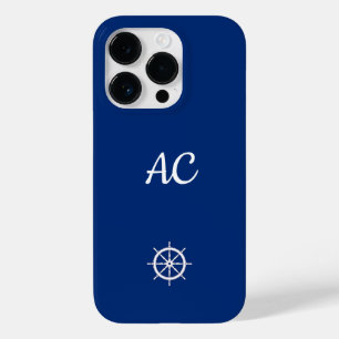ホイ航海のールを青+白で出荷（パーソナライズ） Case-Mate iPhone 14 PROケース