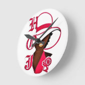 ホイ ラウンド壁時計 (傾斜)