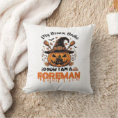 ホウキが壊れた今は監督 ハロウィン パンプキン_1 クッション (ブランケット)