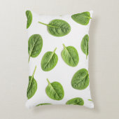 ホウレンオーガニックチ葉継ぎ目パターン アクセントクッション (正面(垂直))