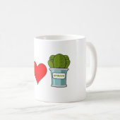 ホウレンソウが大好き コーヒーマグカップ (正面右)