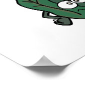 ホウレンソウ顔ポスター ポスター (角)