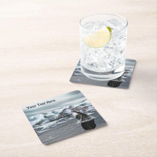 ホエクジラ スクエアペーパーコースター (インサイチュ)