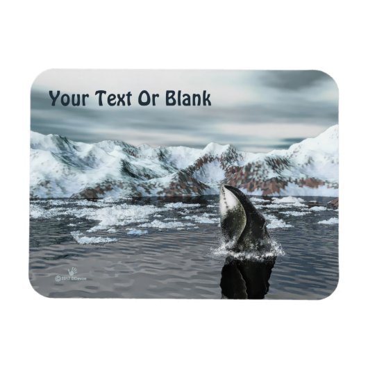ホエクジラ マグネット (横)