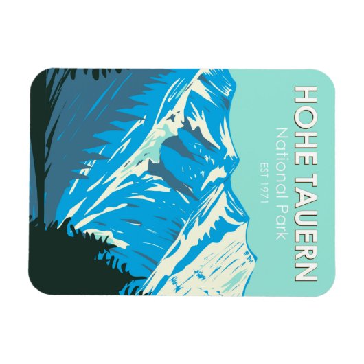 ホエタウエルンナショナルパークオーストリアヴィンテージ マグネット (横)