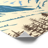 ホエタウランナショナルパークアルパインオーストリアヴィンテージ ポスター (角)