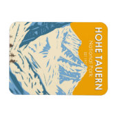 ホエタウランナショナルパークアルパインオーストリアヴィンテージ マグネット (横)