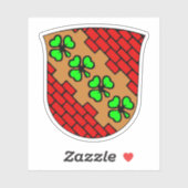 ホエタストラップの自治体の紋章 シール (シート)