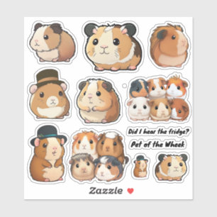 ホエックのモルモットPet、モルモットStickers シール
