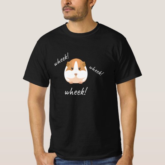 ホエックホエックローデントギニアブタ Tシャツ (正面)