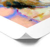 ホエテンスのビジネスユニークおもしろいドッグア絵画ート ポスター (角)