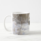 ホエテン・テリアは雪のクリスマスを許した コーヒーマグカップ (左)