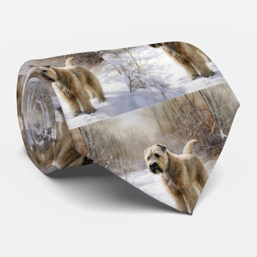 ホエテン・テリアは雪のクリスマスを許した ネクタイ (ロール)