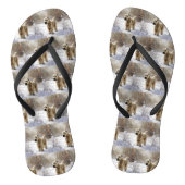 ホエテン・テリアは雪のクリスマスを許した ビーチサンダル (ソール)