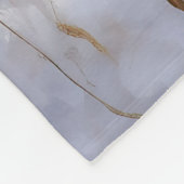 ホエテン・テリアは雪のクリスマスを許した フリースブランケット (角)