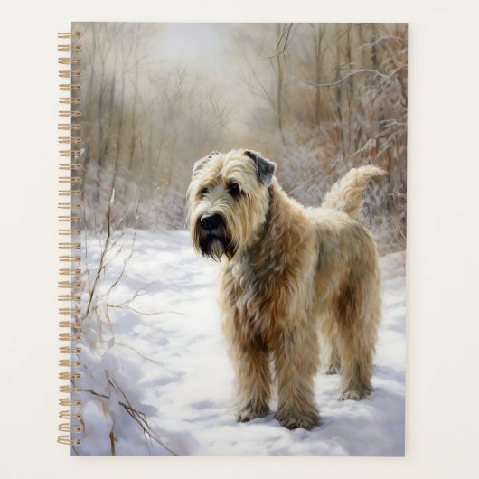 ホエテン・テリアは雪のクリスマスを許した プランナー手帳 (正面)