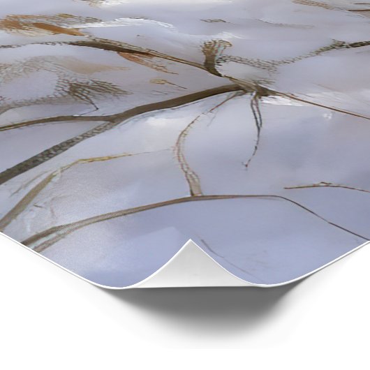 ホエテン・テリアは雪のクリスマスを許した ポスター (コーナー)