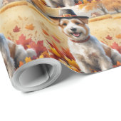 ホエテン・テリアin紅葉感謝祭アート ラッピングペーパー (ロールコーナー)