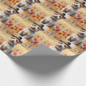 ホエテン・テリアin紅葉感謝祭アート ラッピングペーパー (角)