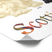 ホエテン&ブラックスコットランド母の日 ポスター (角)