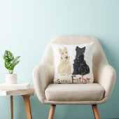 ホエテン&ブラックスコティッシュテリアーズ神父 クッション (椅子)