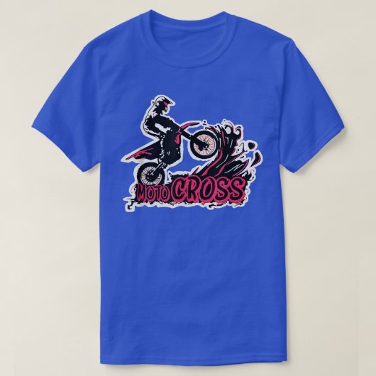 ホエリーモトクロスダートバイクライダースーパーモトエンデューロ Tシャツ (デザイン正面)
