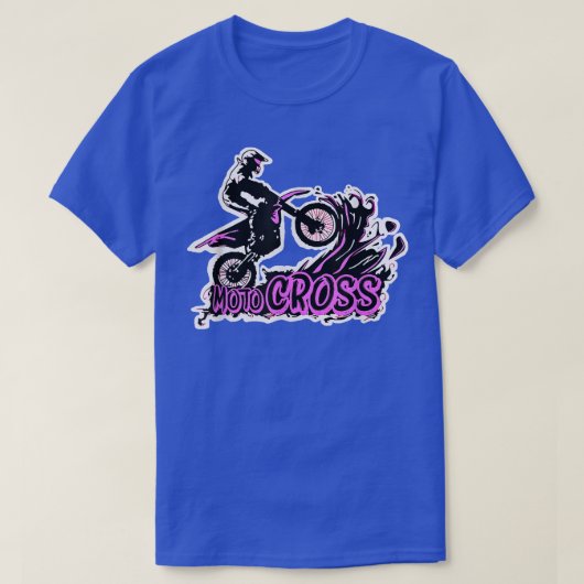ホエリーモトクロスダートバイクライダースーパーモトエンデューロ Tシャツ (デザイン正面)