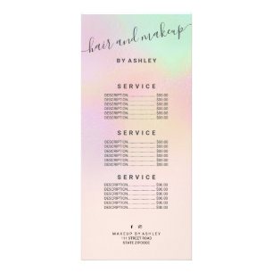 ホエレガントログラフィグラデーションック·パールナクル虹 ラックカード