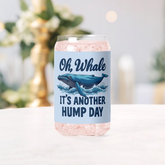 ホエーおもしろいル・プーン「Oh Whale」ハンプデイデザイン ガラス缶 (インサイチュ (ウェディング))