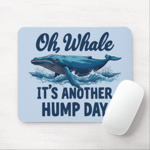 ホエーおもしろいル・プーン「Oh Whale」ハンプデイデザイン マウスパッド