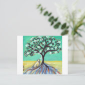 ホエーお洒落テリア蝶の木 ポストカード (スタンド正面)