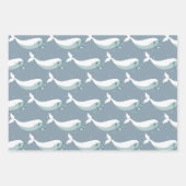 ホエーお洒落ル・クリスマス・ラッピング・紙・シート ラッピングペーパーシート (正面)