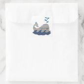 ホエーストライプのル広場シール スクエアシール (バッグ)