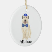 ホエーパーソナライズされたテン・テリア・ヤルムルケとタイ セラミックオーナメント (右)