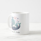 ホエーパーソナライズされたルラブマグ コーヒーマグカップ (正面左)