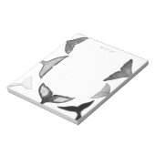 ホエーパーソナライズされたル・フルケをリストする図解入りの、写真付きのには ノートパッド (回転)