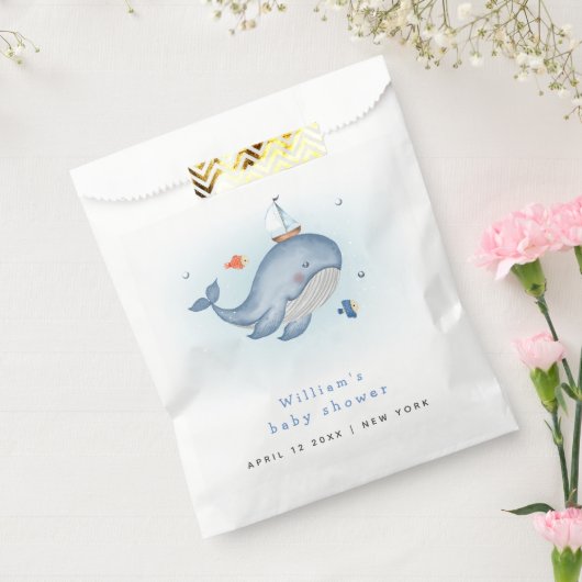 ホエーミニマルル・ナウティカの赤ちゃんシャワーの下で フェイバーバッグ (封をした状態)