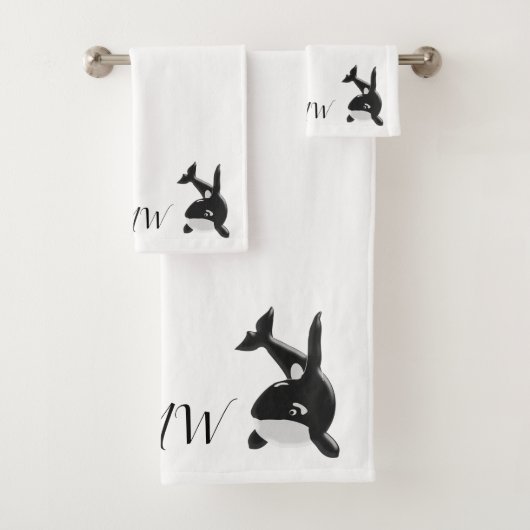 ホエーモノグラムのルデザイン バスタオルセット (インサイチュ)
