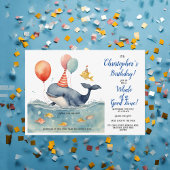 ホエールアンダーザシーボーイ誕生日 招待状